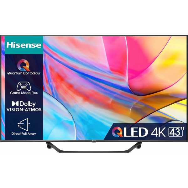 HISENSE 43A7K Téléviseur QLED 43 Pouces UHD 4K Smart TV