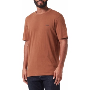 HUGO Hommes Dero222 T-Shirt en Jersey de Coton avec Logo imprimé