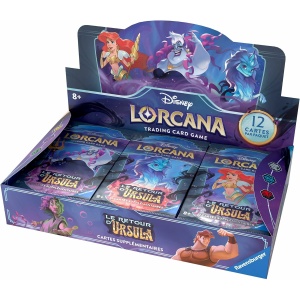 Ravensburger - Boite de 24 Boosters Lorcana Chapitre 4 : Le Retour d'Ursula - Version française