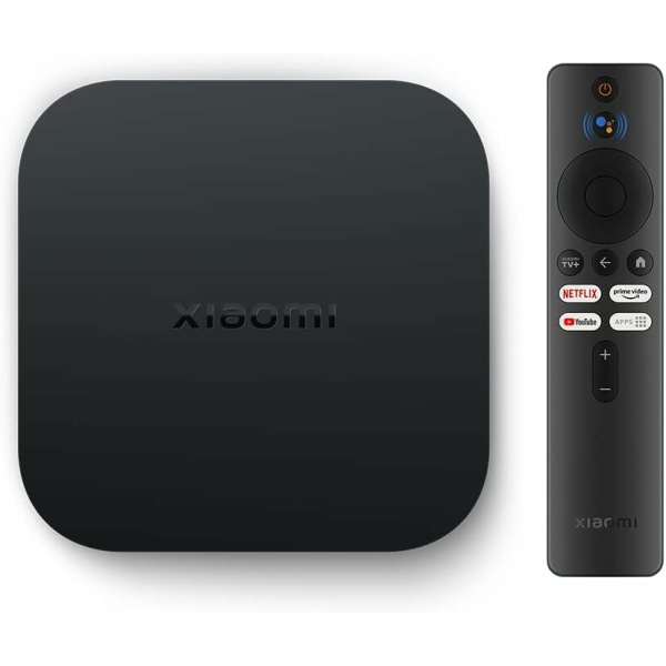 Xiaomi Mi TV Box S 2nd Gen, Reproductrice Streaming en 4K Ultra HD, Bluetooth, Wi-FI, 2GB RAM + 8GB ROM, 2ème Génération, Noir