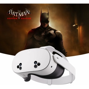 Meta Quest 3S 128 Go – Batman: Arkham Shadow et Un essai de 3 Mois de Meta Quest+ Inclus – Casque Tout-en-Un